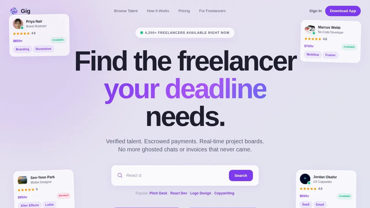 Consumer App & Platform Careers Website Template