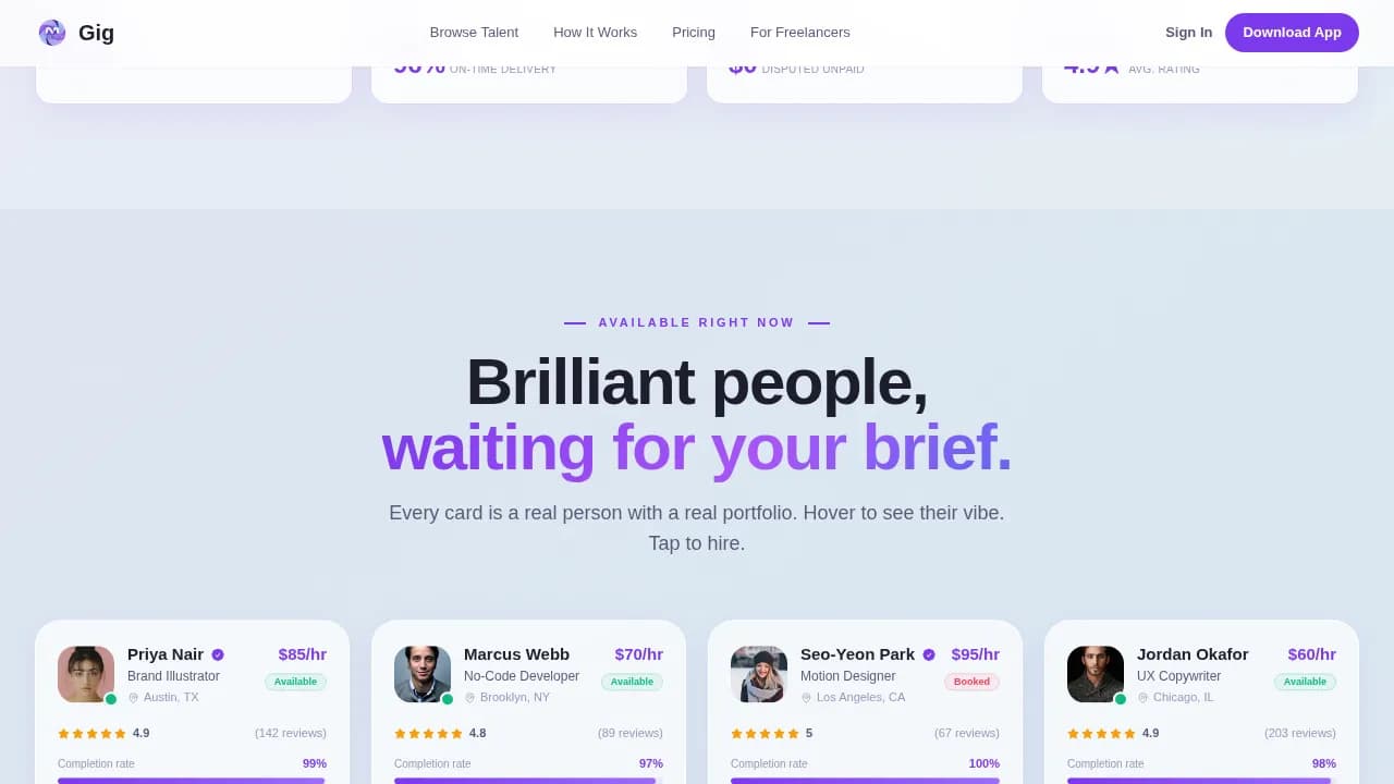 Consumer App & Platform Careers Website Template
