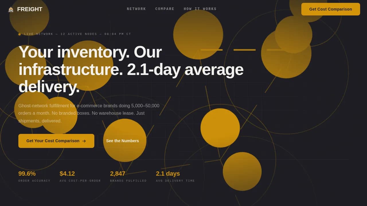 Warehouse & Distribution Careers Website Template