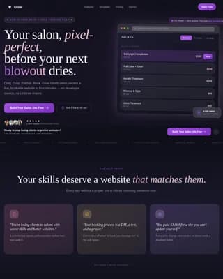 Beauty & Salon Digital Presence Careers Website Template