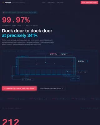 Freight & Cargo Privacy Policy Website Template