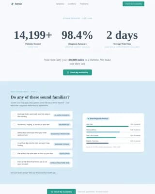 Podiatrist Booking Website Template
