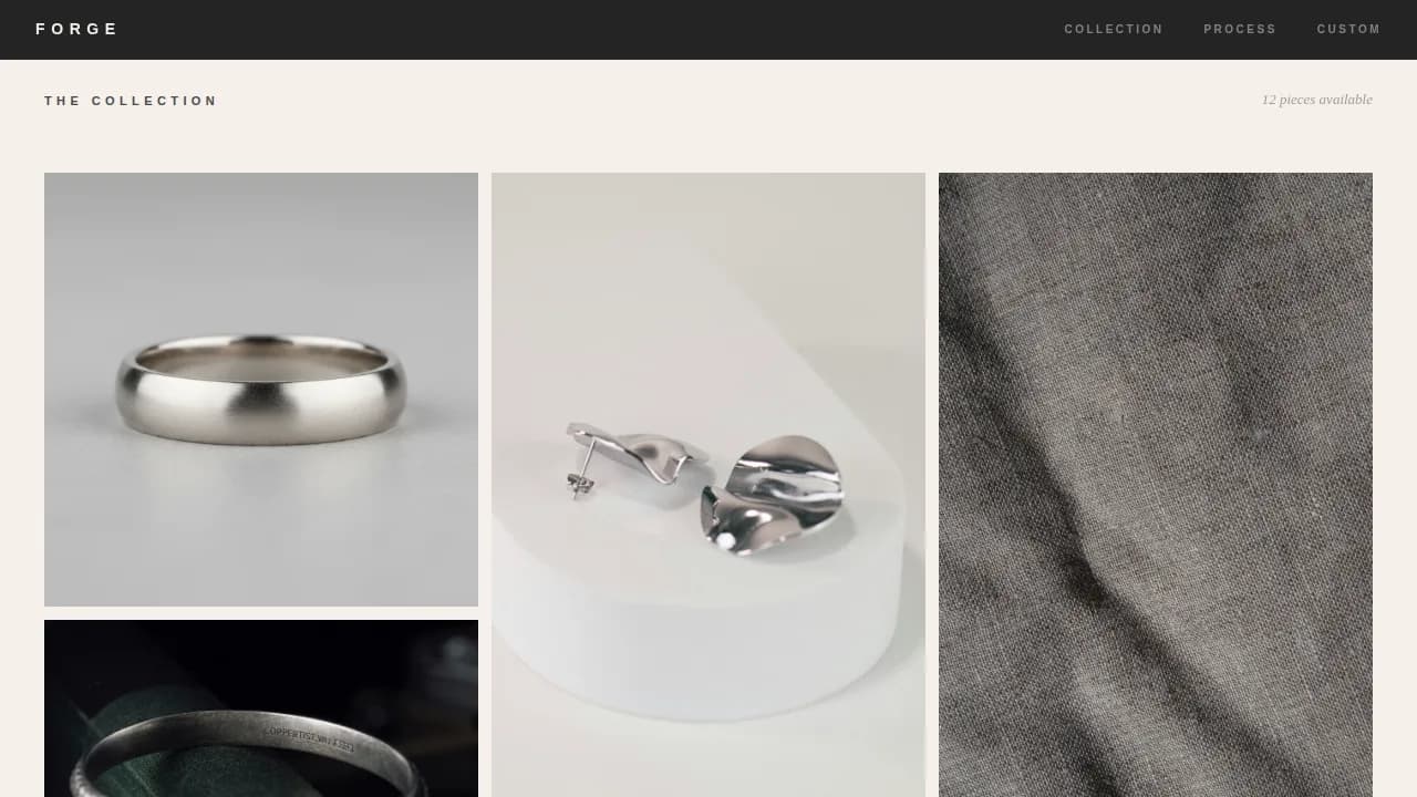 Minimalist Fashion Professional Website Template