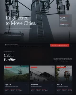 Public Transit & Infrastructure Directory Website Template