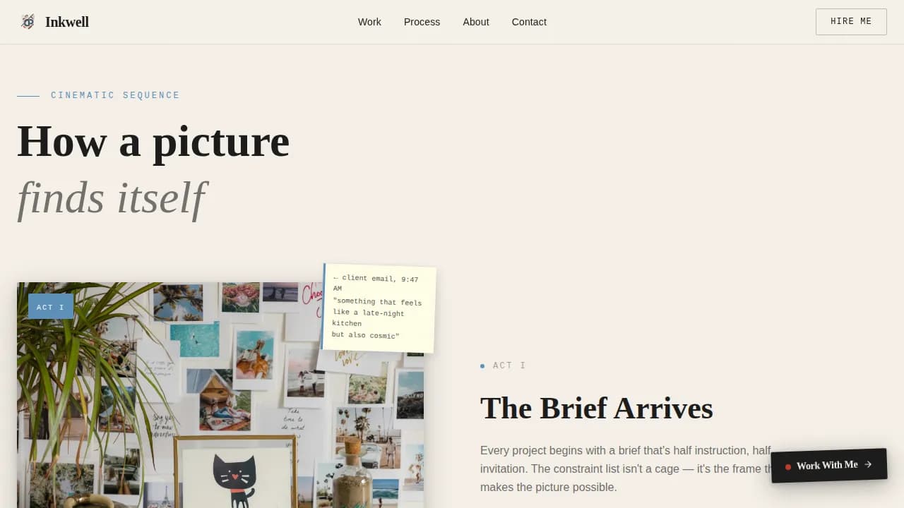 Illustrator Portfolio Careers Website Template