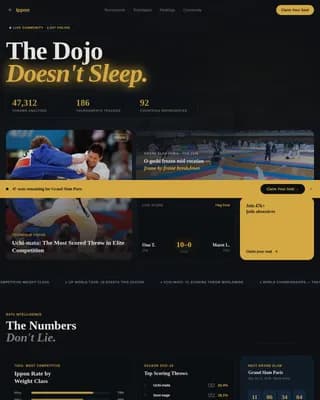 Judo Professional Website Template