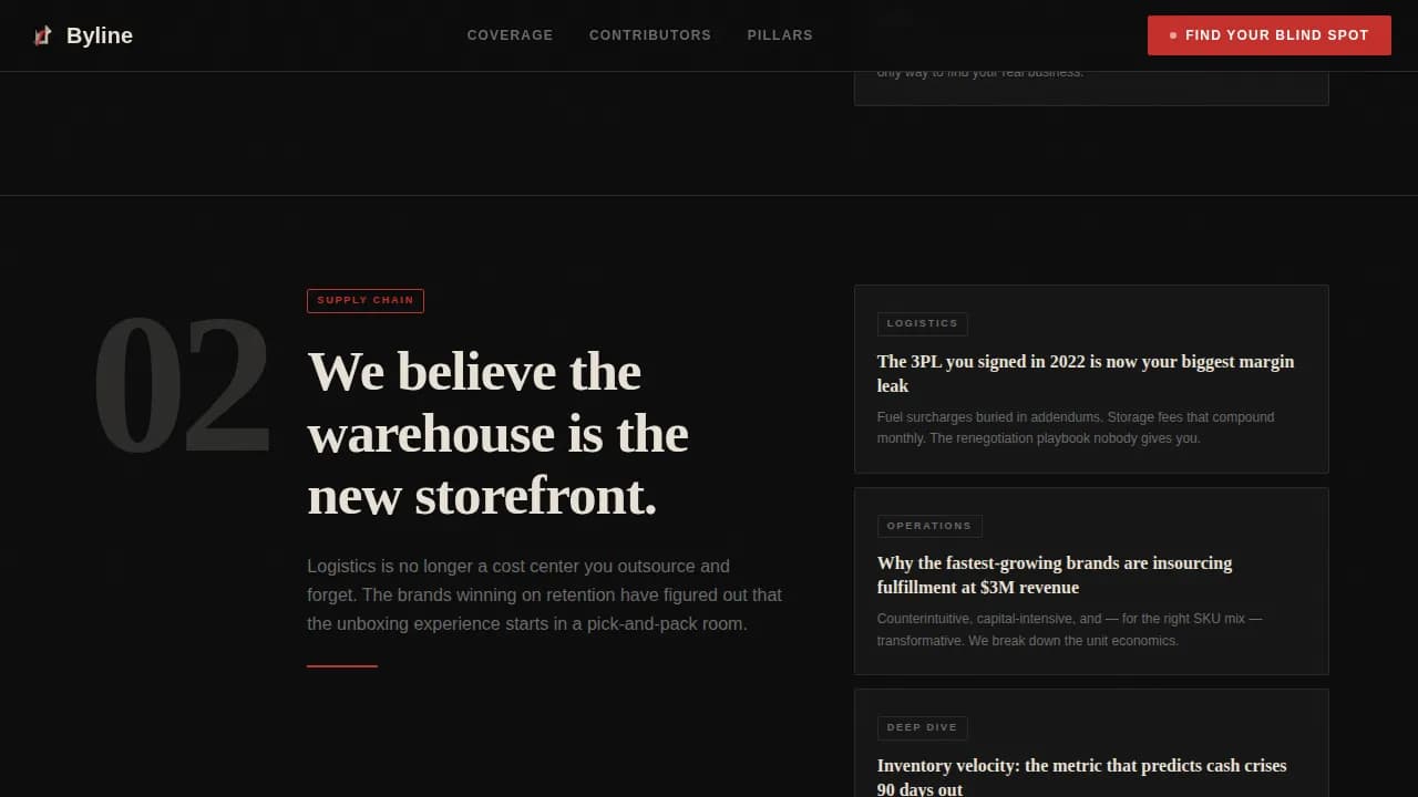 E-Commerce Blog & Media Blog Website Template
