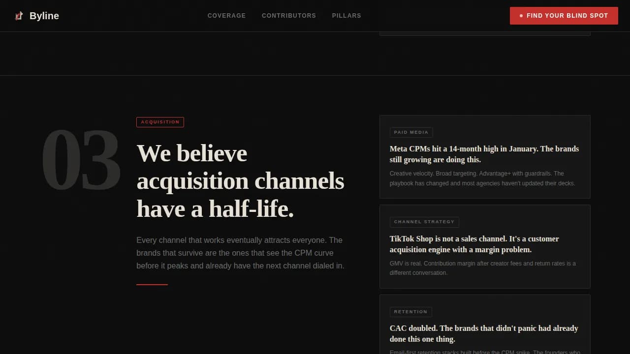 E-Commerce Blog & Media Blog Website Template