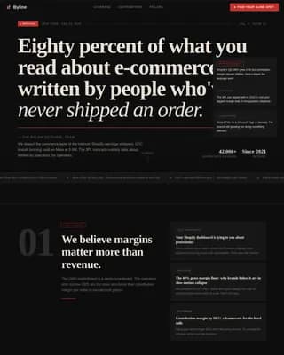 E-Commerce Blog & Media Blog Website Template