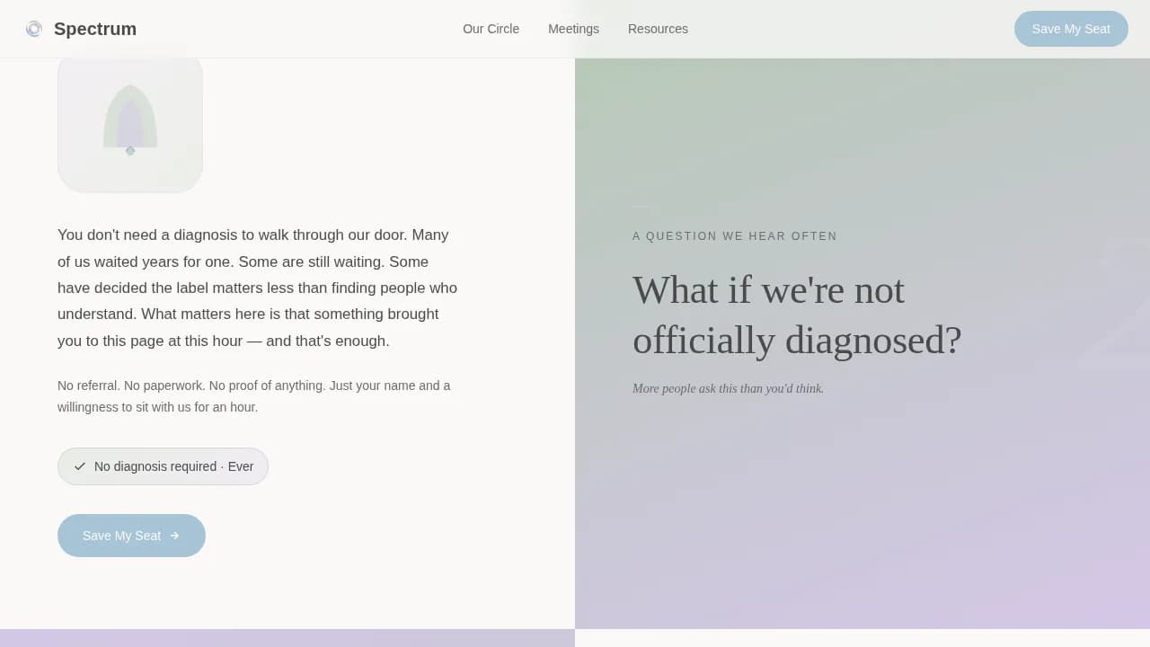 Autism Spectrum Care Professional Website Template
