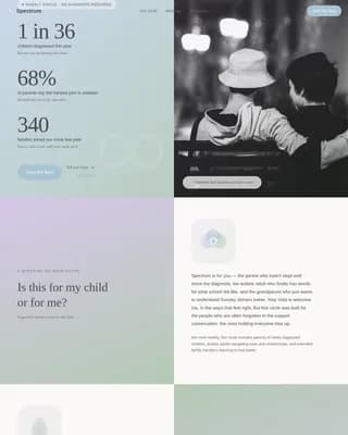 Autism Spectrum Care Professional Website Template