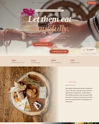 Birthday Event Booking Website Template