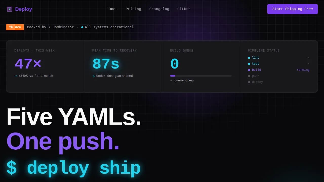 DevTools Startup Professional Website Template