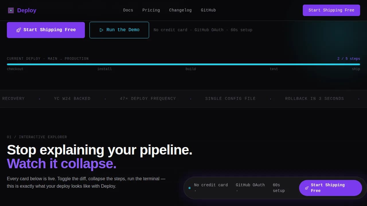 DevTools Startup Professional Website Template