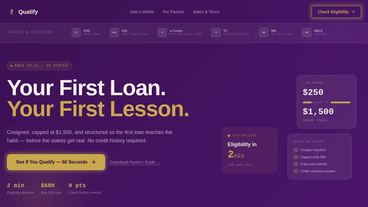 Teen & Youth Finance Professional Website Template