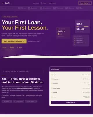 Teen & Youth Finance Professional Website Template