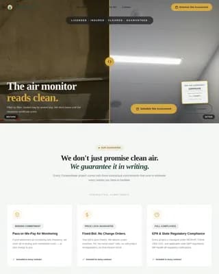 Demolition & Site Work Booking Website Template