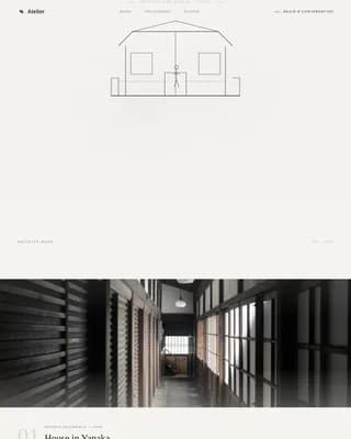Japanese Architecture Professional Website Template
