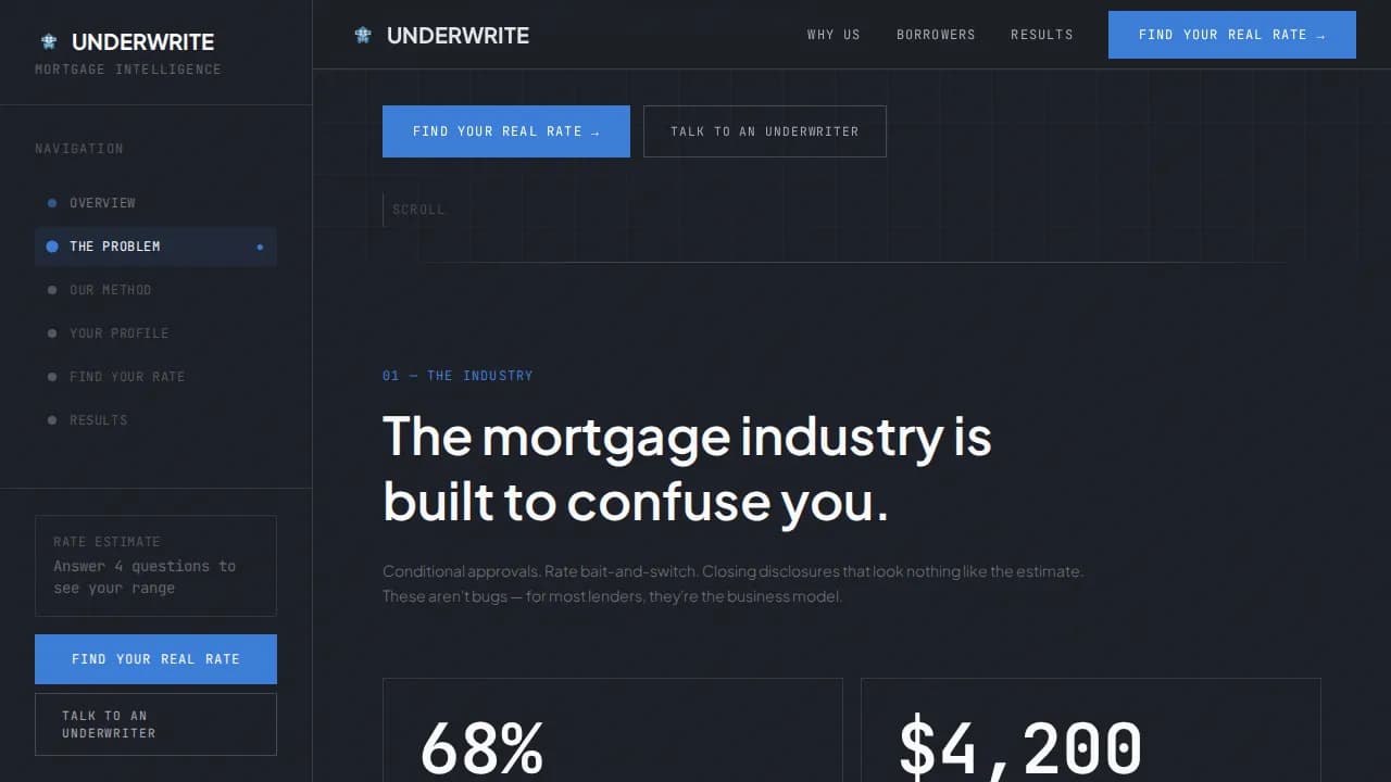 Mortgage & Lending Professional Website Template