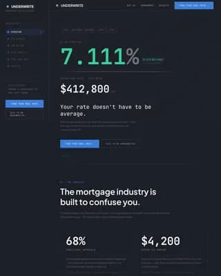 Mortgage & Lending Professional Website Template