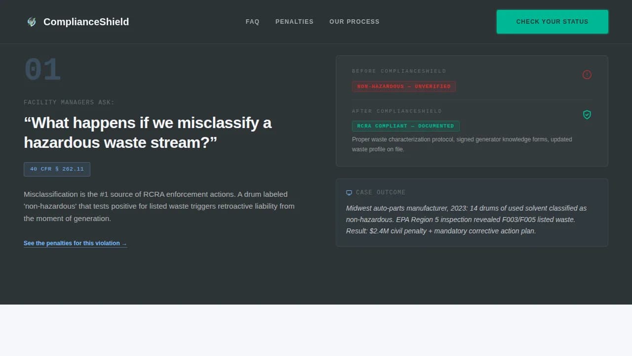 Environmental Consulting Directory Website Template