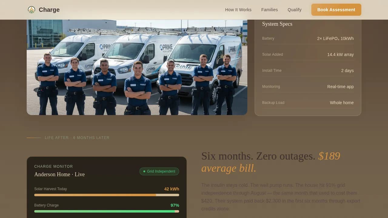 Solar & Energy Installation Booking Website Template