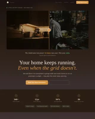 Solar & Energy Installation Booking Website Template