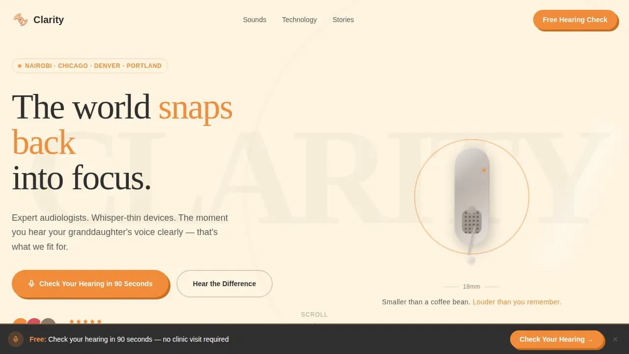 Local Brick & Mortar Business Booking Website Template