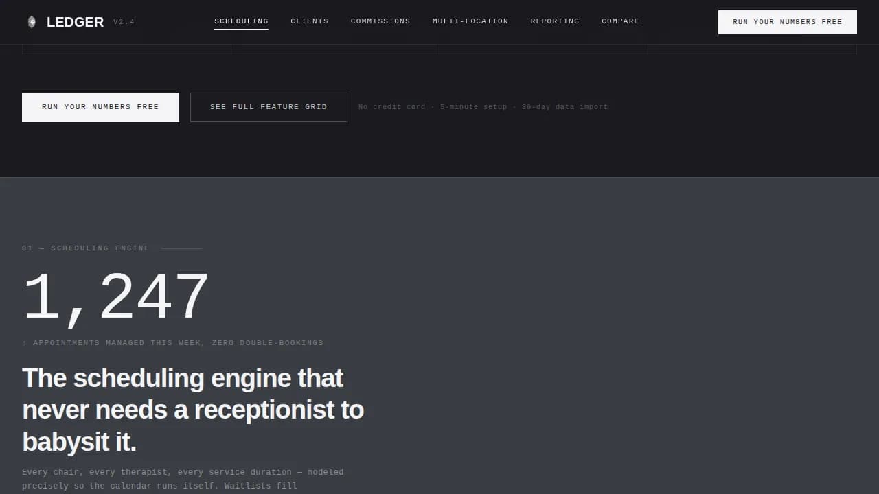 Salon & Spa Software Booking Website Template