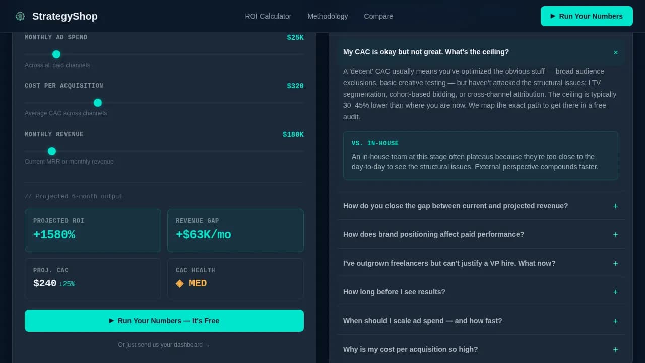 Accelerate — Scalable Marketing Agency Landing Page Template