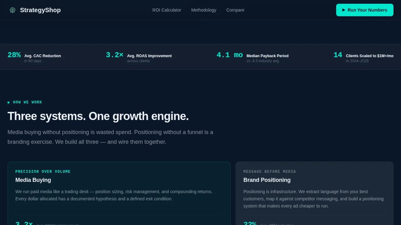 Accelerate — Scalable Marketing Agency Landing Page Template