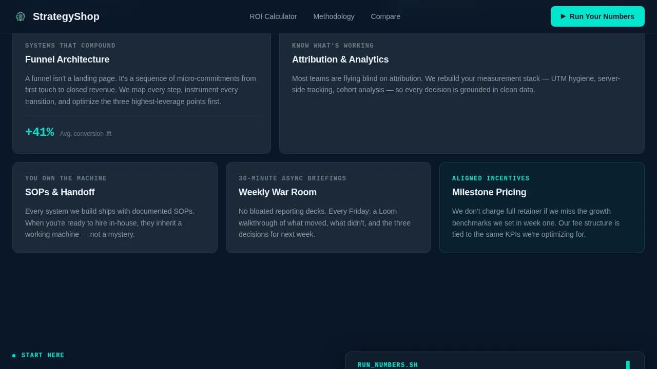 Accelerate — Scalable Marketing Agency Landing Page Template