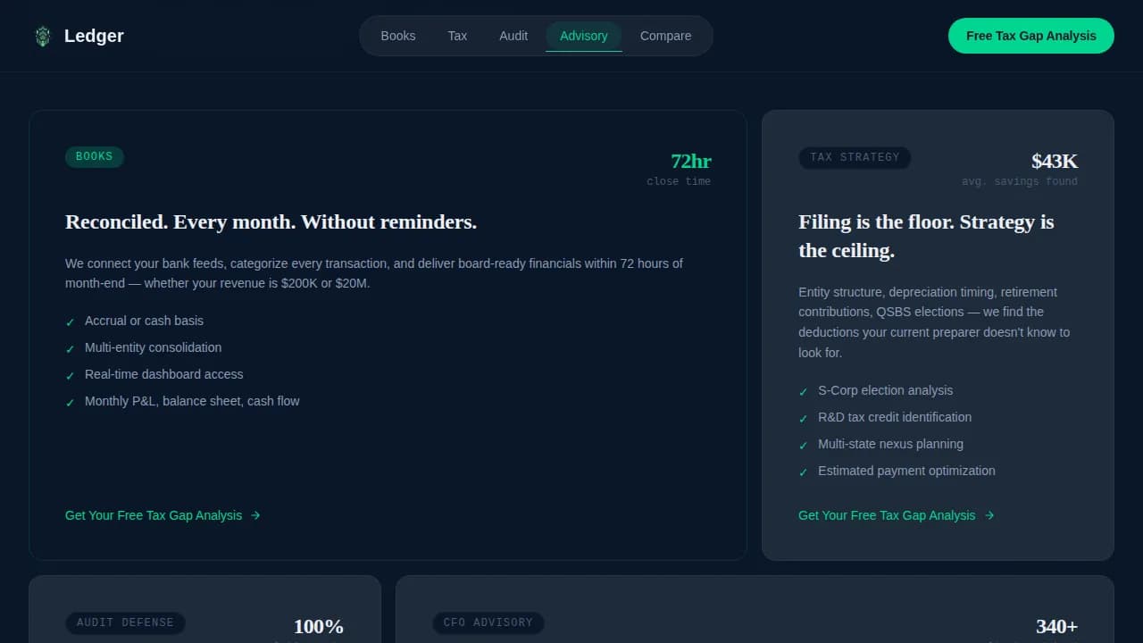 Accounting Firm Booking Website Template