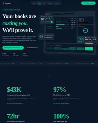 Accounting Firm Booking Website Template