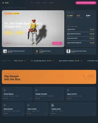 Auction Platforms & Types Pricing Website Template
