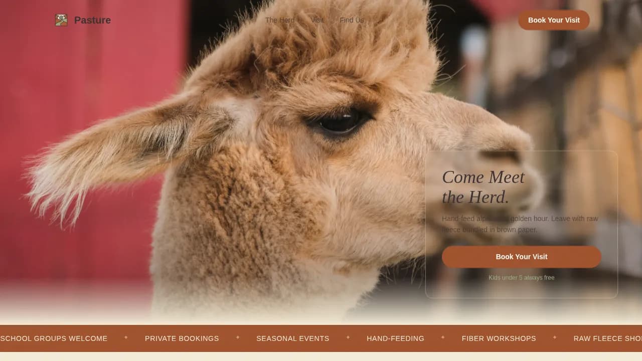 Agri-Tourism & Farm Experience Booking Website Template