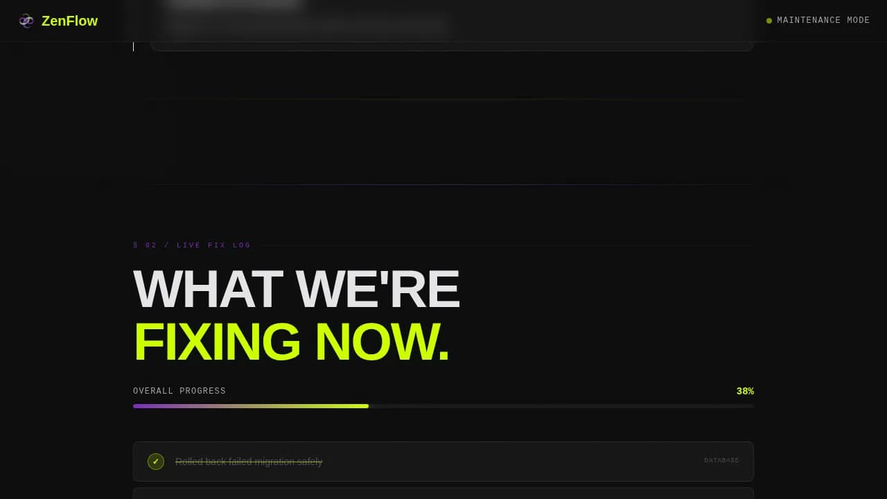 Flow Yoga Studio Management Landing Page Template