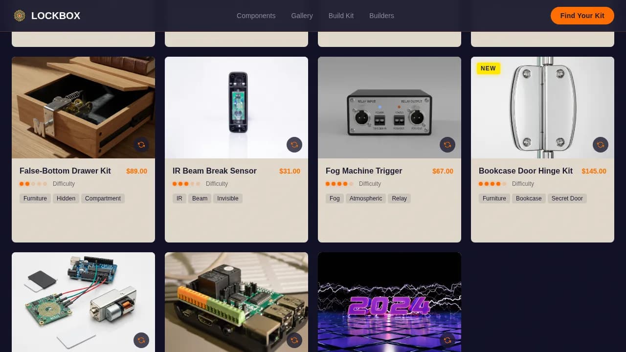 Hobby & Passion Supplies Professional Website Template
