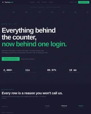 Access — Trusted Pharmacy Platform Landing Page Template