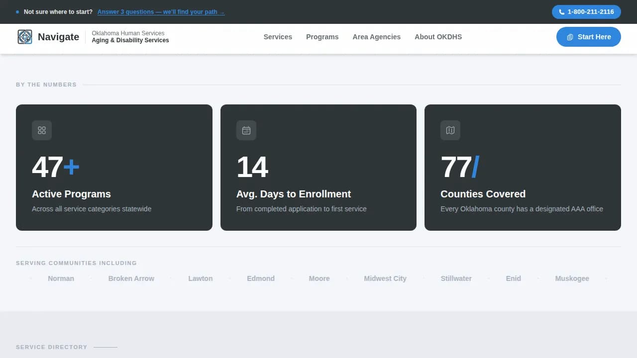 Senior & Disability Professional Website Template
