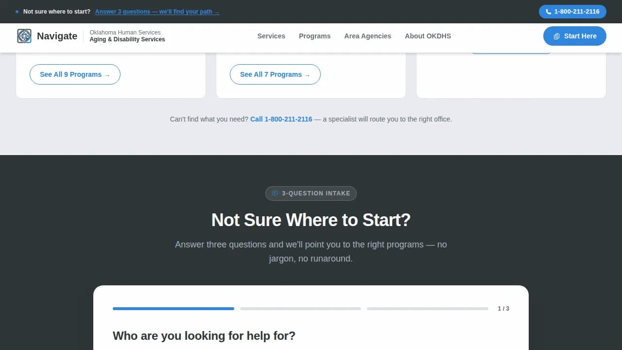 Senior & Disability Professional Website Template