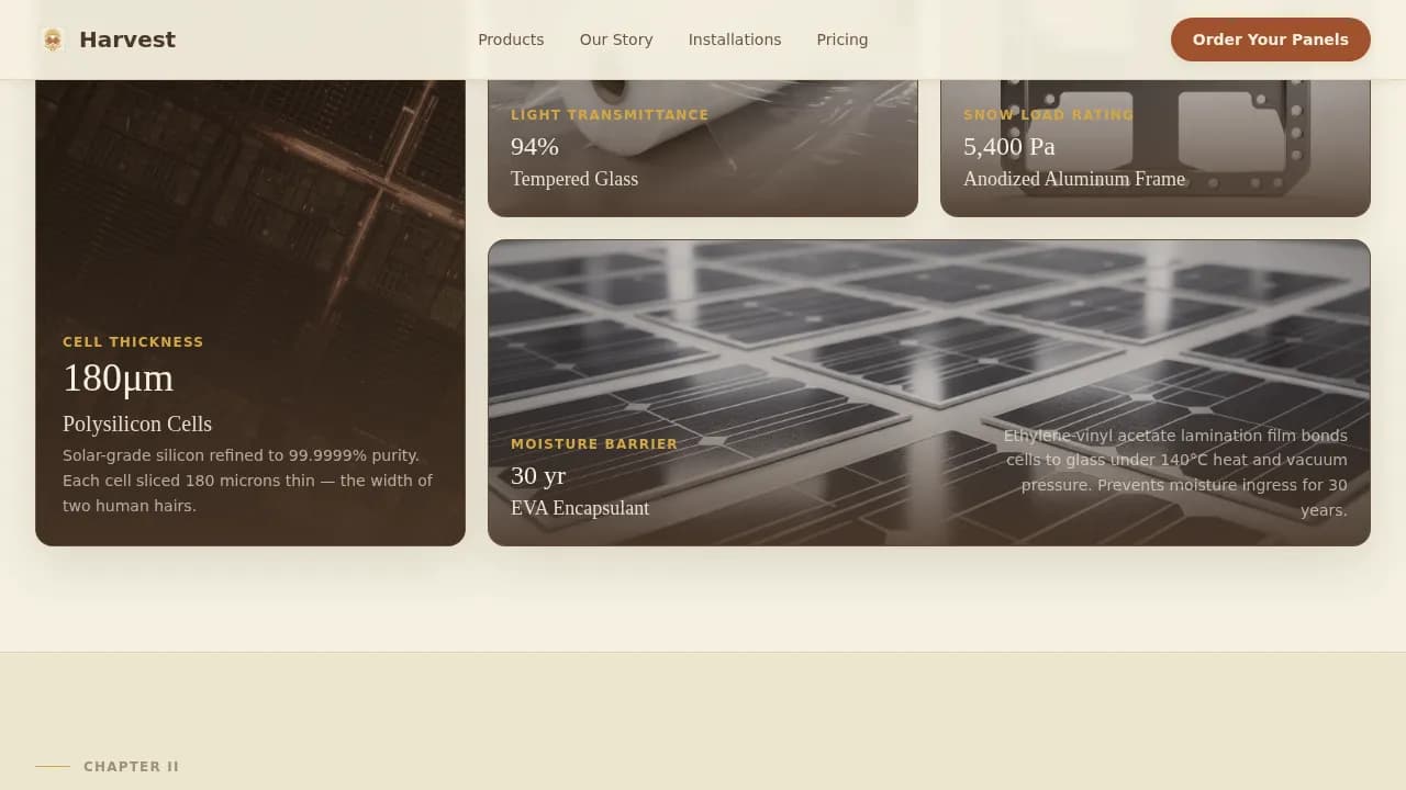 Solar & Wind Energy Pricing Website Template