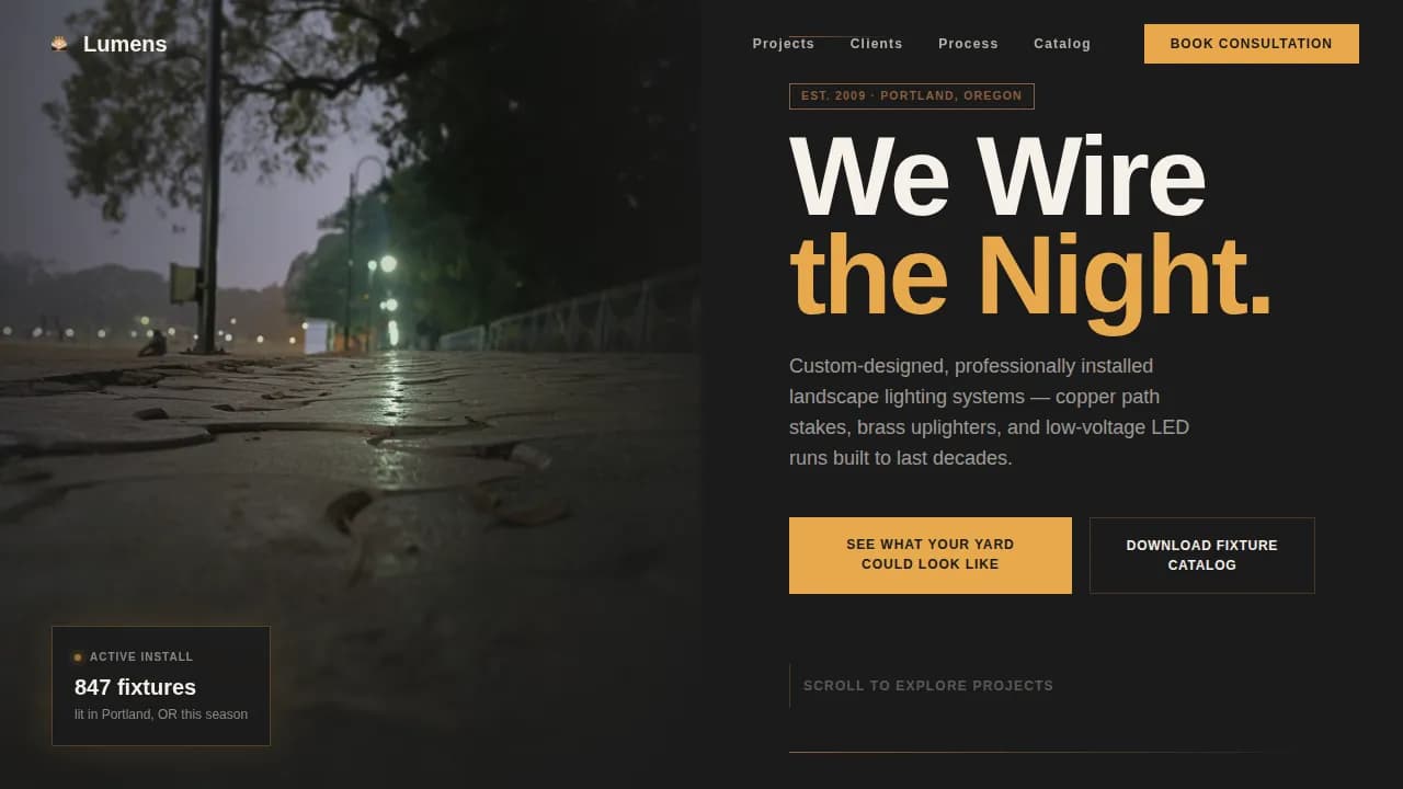 Garden & Yard Renovation Booking Website Template