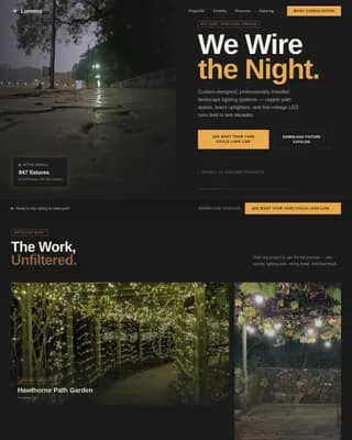 Garden & Yard Renovation Booking Website Template