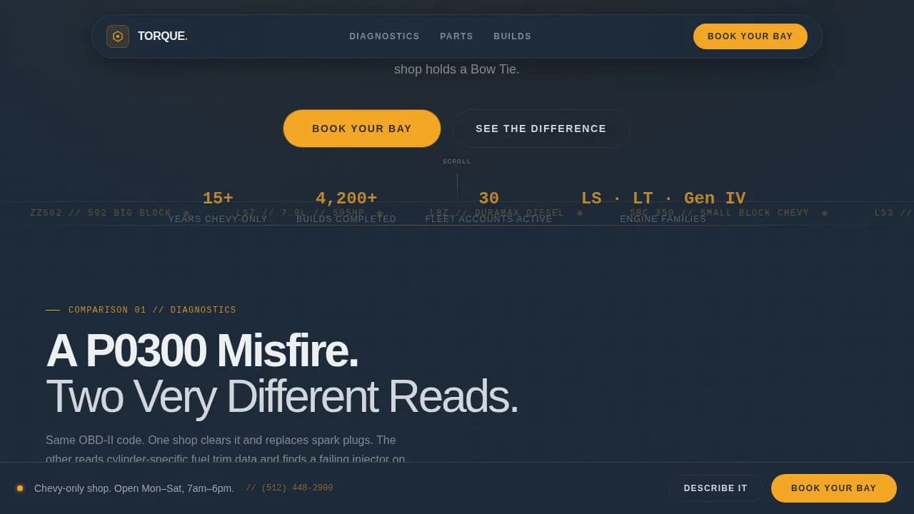 Prime — Expert Automotive Specialist Landing Page Template