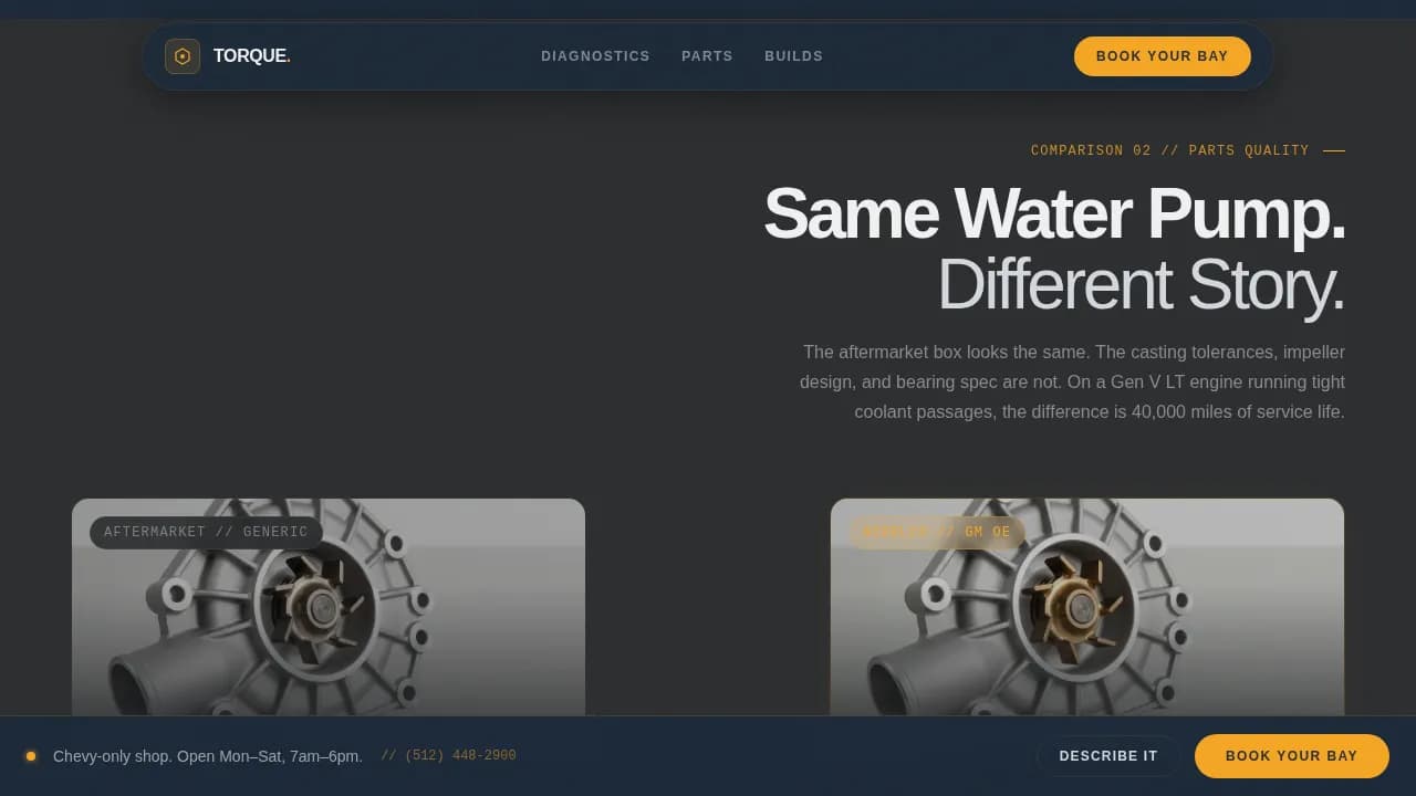 Prime — Expert Automotive Specialist Landing Page Template