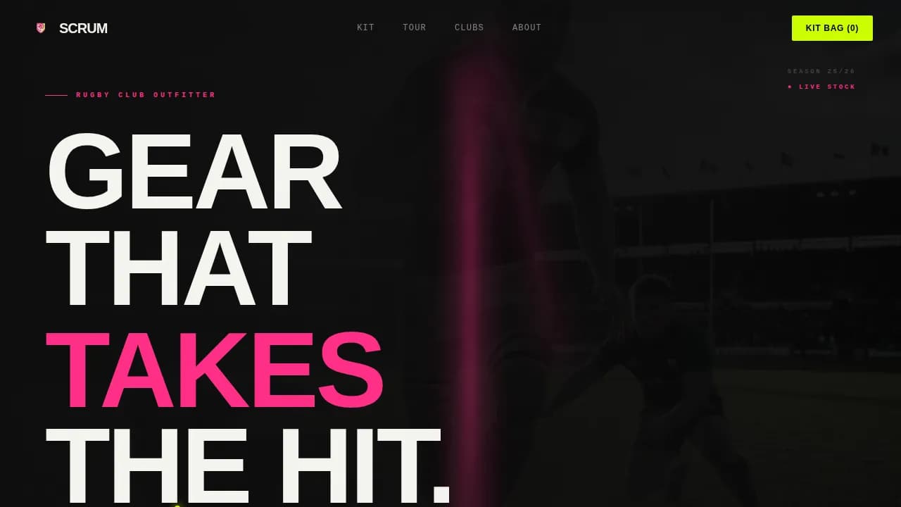 Rugby Leagues Professional Website Template