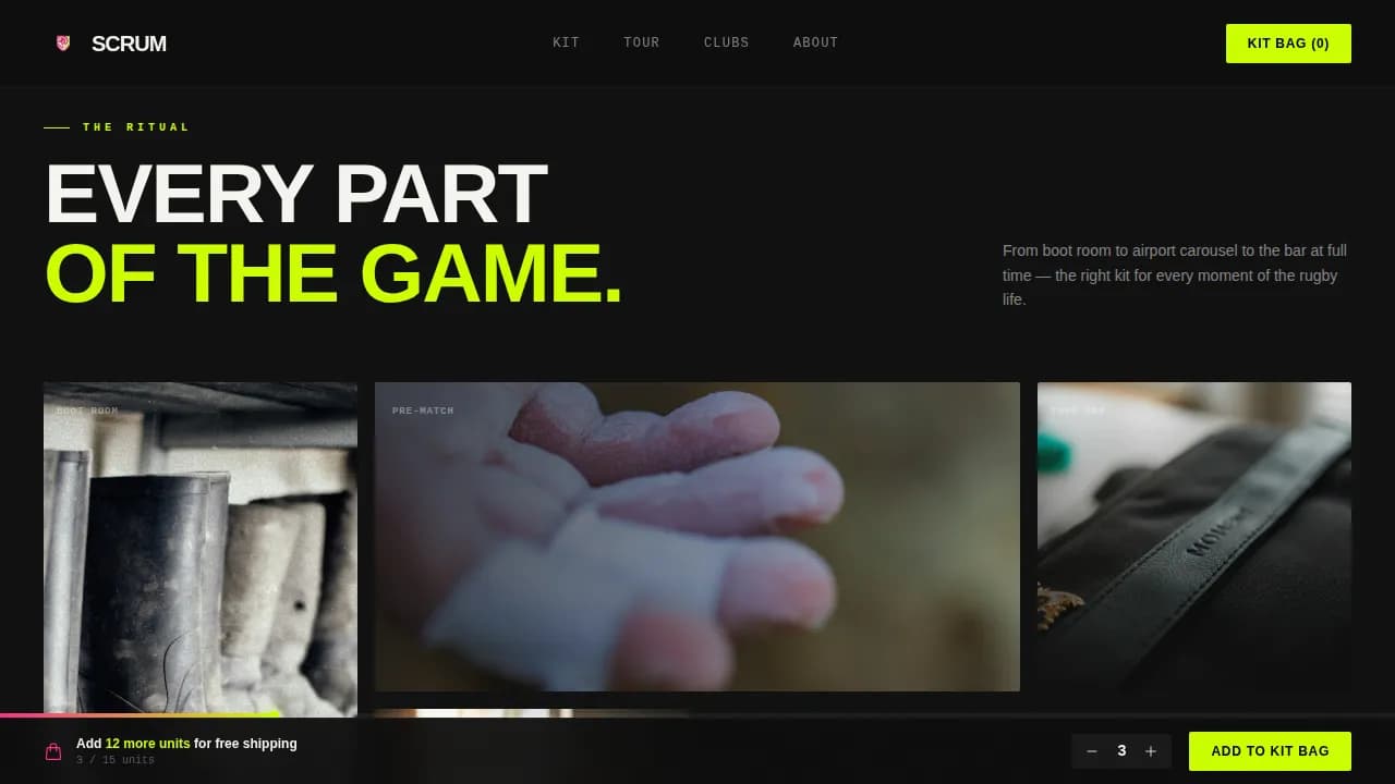 Rugby Leagues Professional Website Template