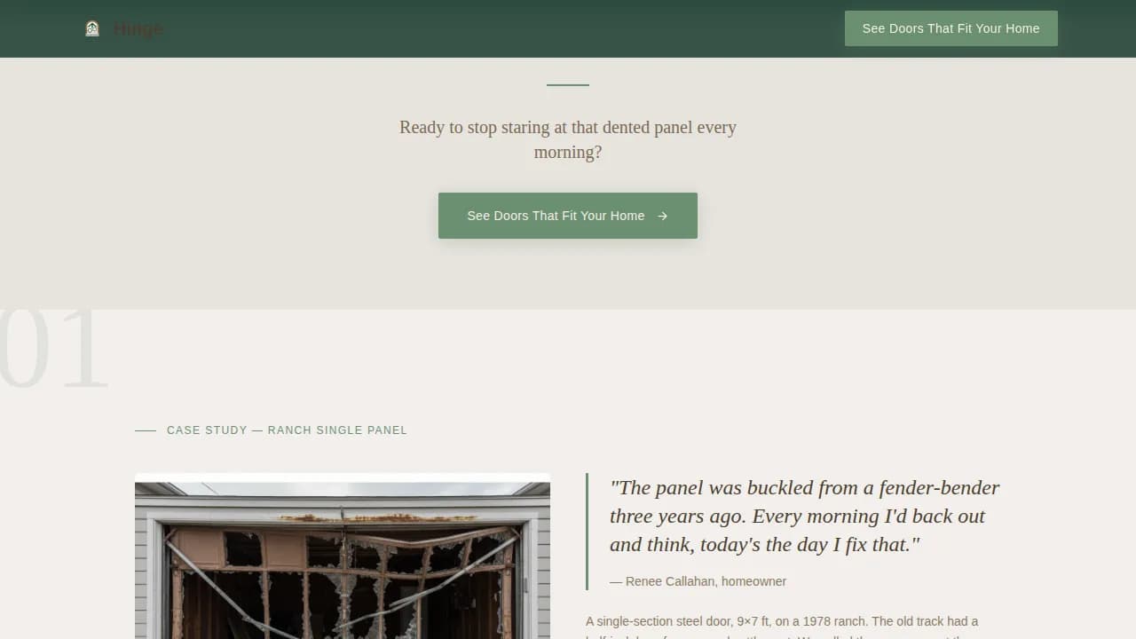 Secure — Professional Door Installation Landing Page Template