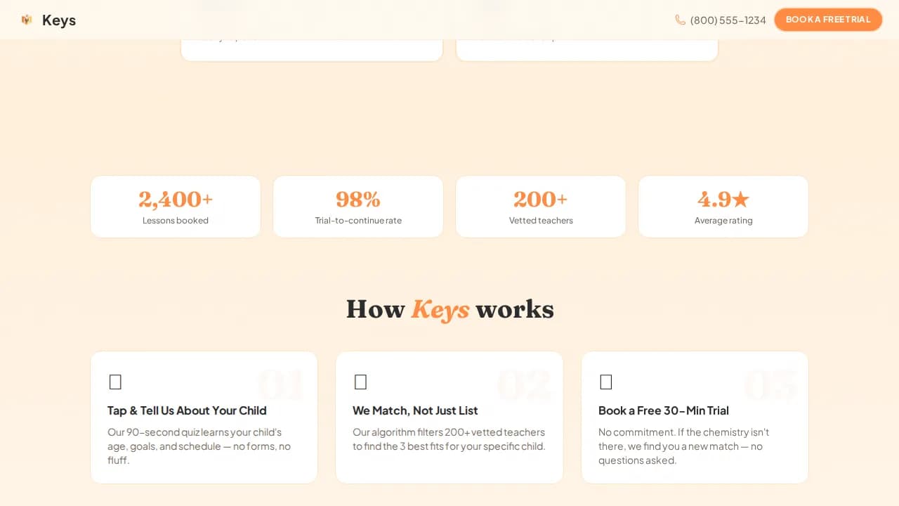 Maestro — Premium Music Instruction Landing Page Template